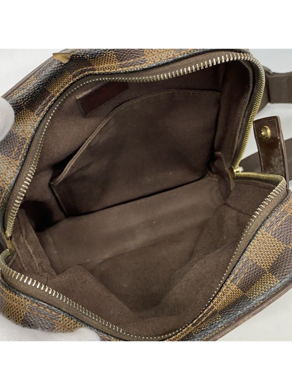Louis Vuitton Shoulder Bag Damier Olaf PM Brown Ebene - Picture 4 of 10
